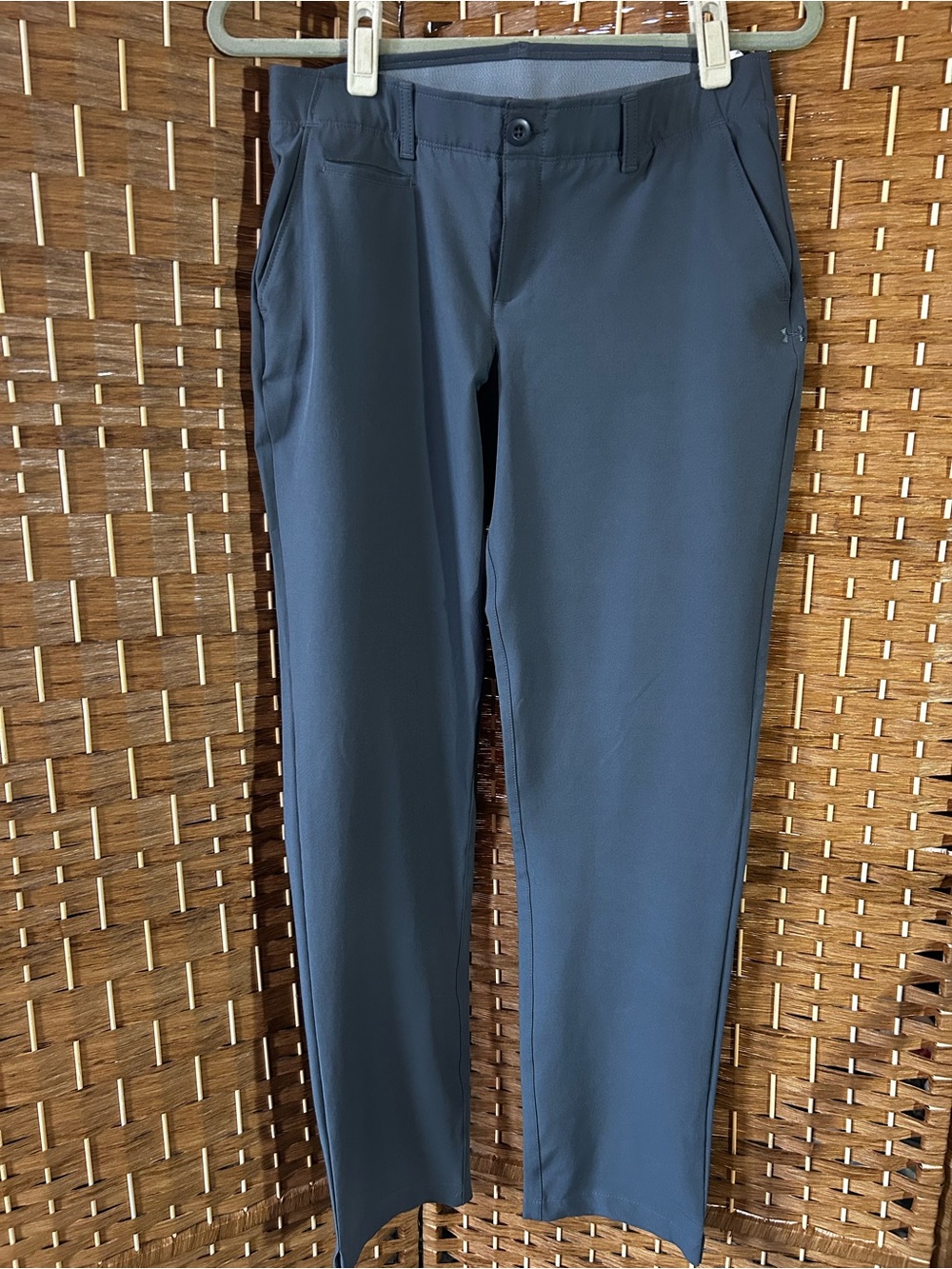 Under Armour Golf Pants Womens 6 Gray Stretch Performance Straight